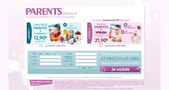 Desktop Screenshot of parentsinfobebes.serv2me.com